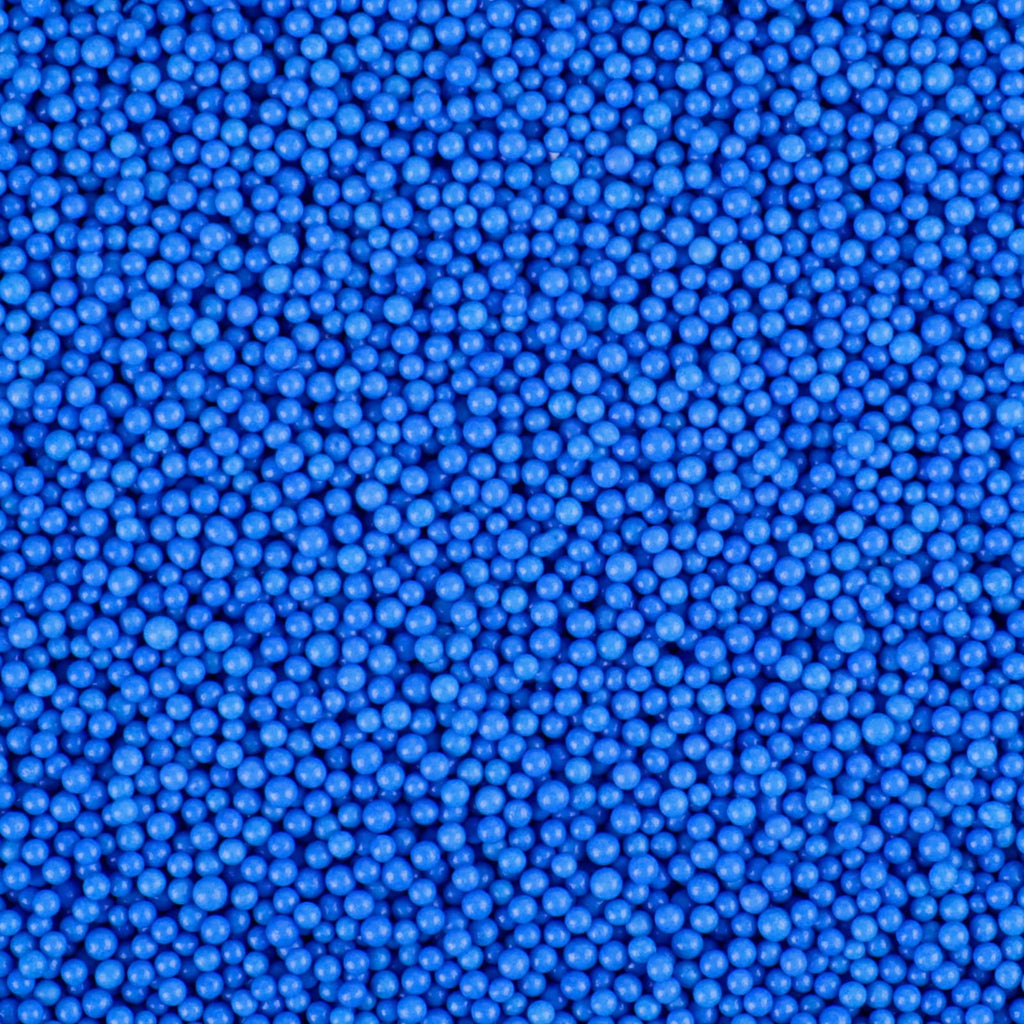 Blue Edible Sugar Pearls 2mm Sprinkles 4.6oz