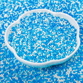 2mm Blue White Nonpareils Sprinkles 4.6oz