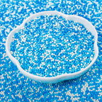 2mm Blue White Nonpareils Sprinkles 4.6oz