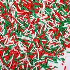 Christmas Jimmies Sprinkles Red Green White 4.6oz