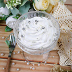 White Gold Silver Sugar Pearls 4.6oz