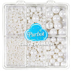 Multi Size Edible Sugar Pearls 4.6oz