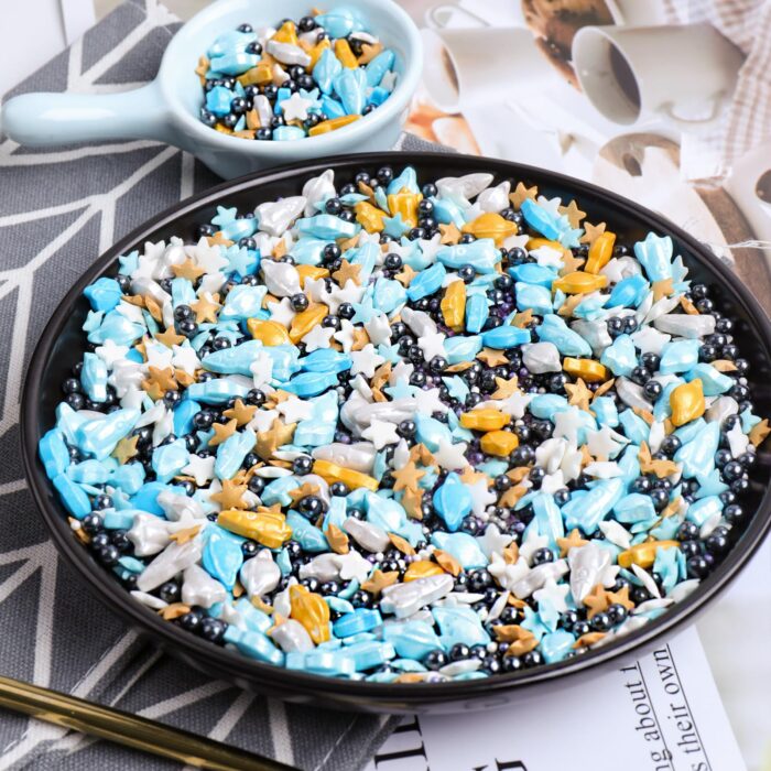 Galaxy Rocket Planet Star Edible Sprinkles 4.6oz