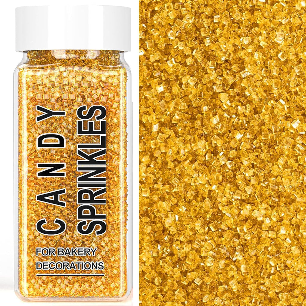 Gold Sanding Sugar Crystals 4.6oz