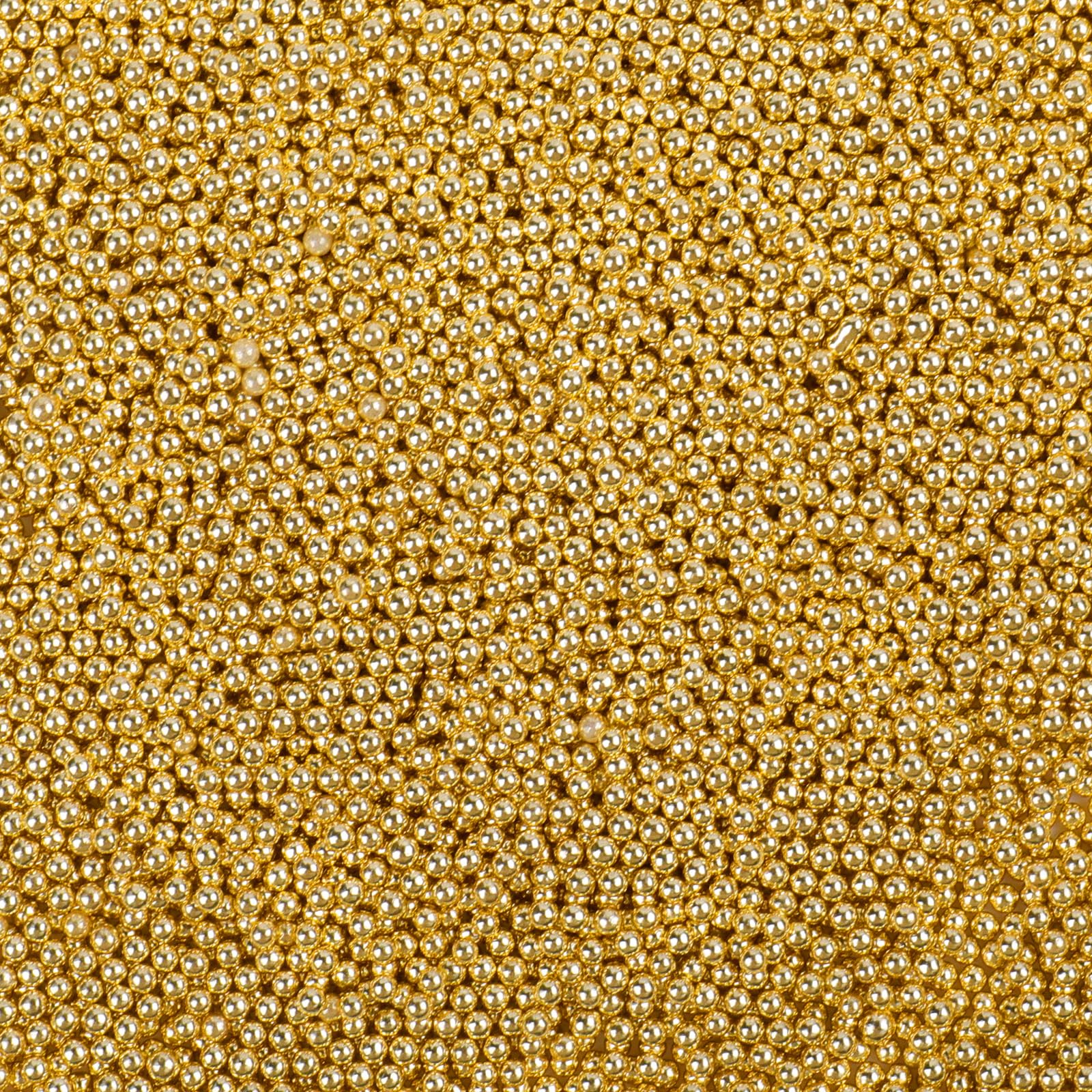 Gold Edible 2mm Nonpareils Sprinkles 4.6oz