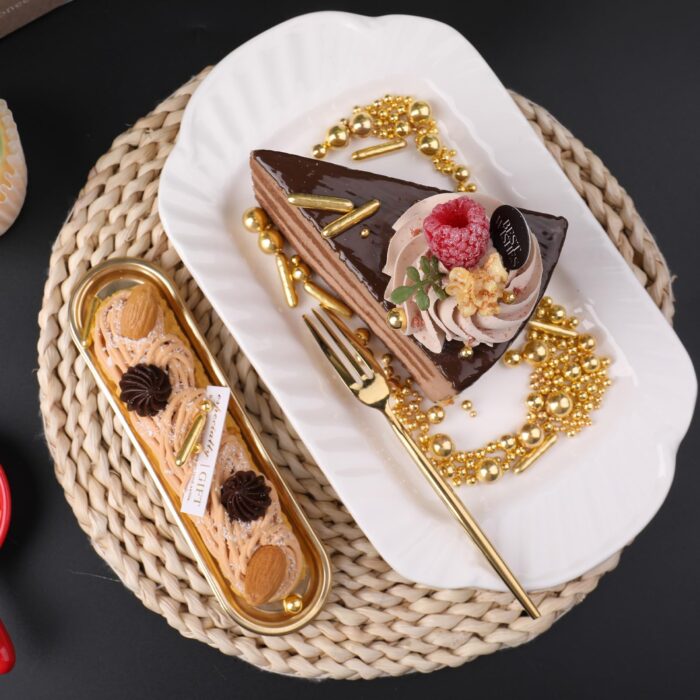 【5-piece set】Gold Pearl Sprinkles Edible Sugar Pearls 4.6oz*5