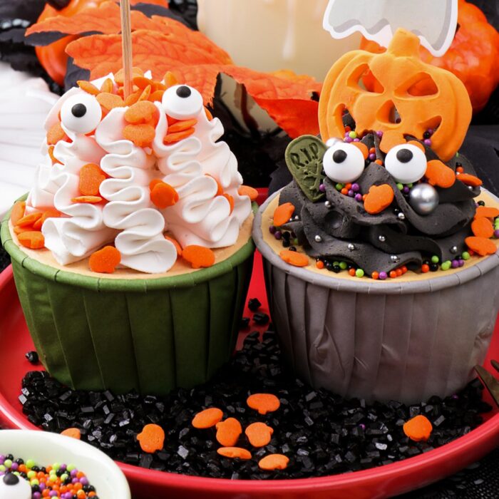 Halloween Eyeball Pumpkin Sprinkles Mix 8oz