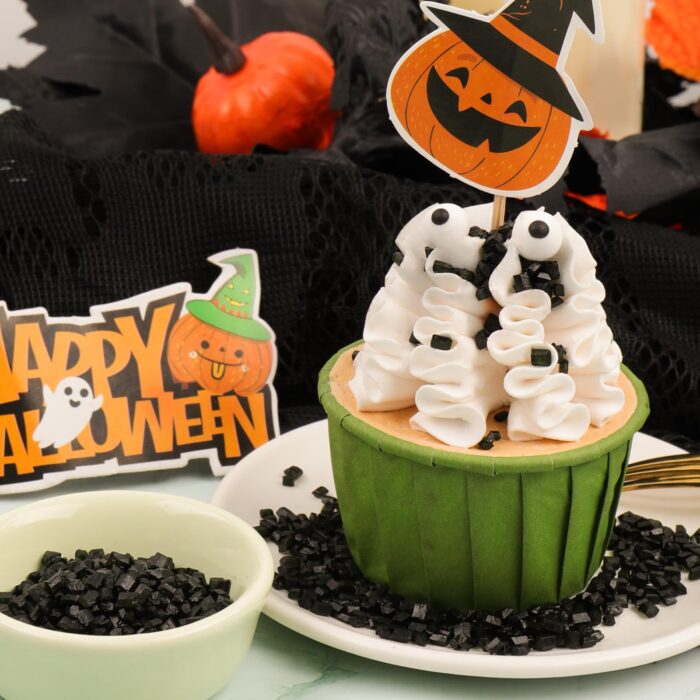 Halloween Eyeball Pumpkin Sprinkles Mix 8oz