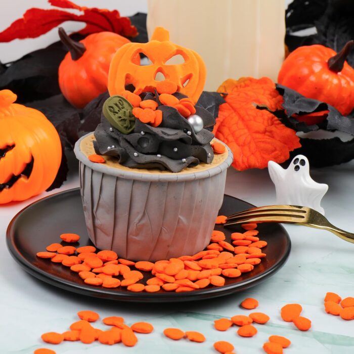 Halloween Eyeball Pumpkin Sprinkles Mix 8oz