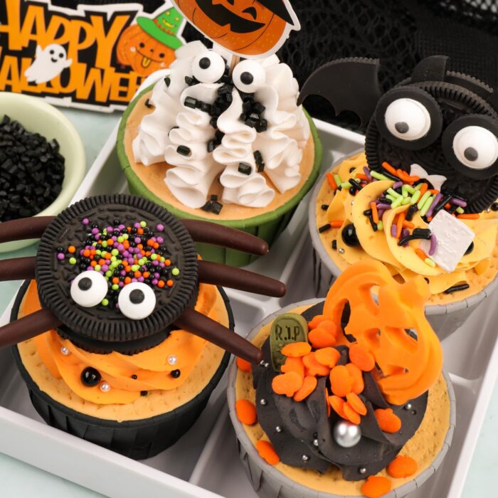 Halloween Eyeball Pumpkin Sprinkles Mix 8oz