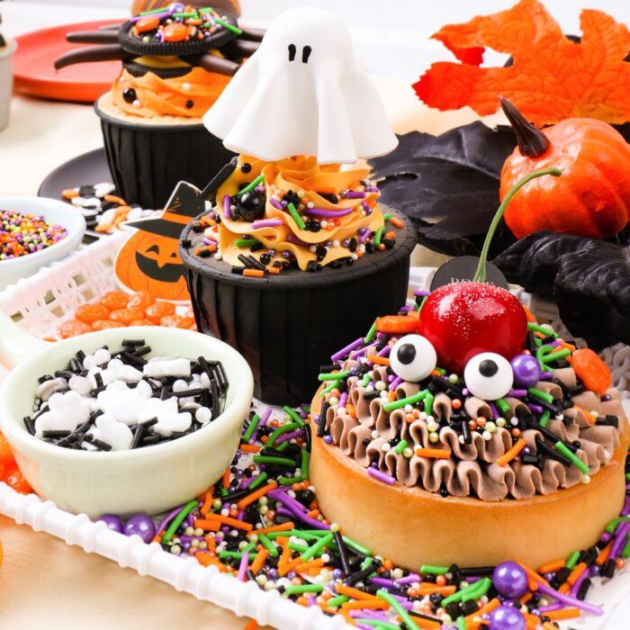 Halloween Pumpkin Ghost Spider Sprinkles Mix 6.53oz