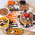 Halloween Pumpkin Ghost Spider Sprinkles Mix 6.53oz