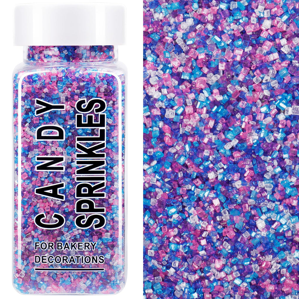 Mermaid Sanding Sugar Sprinkles Purple Pink Blue White 4.6oz