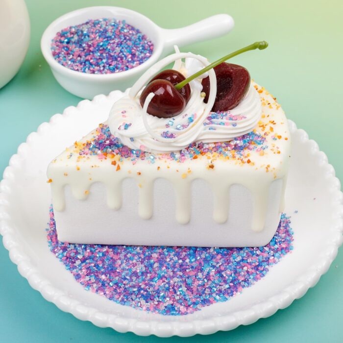 Mermaid Sanding Sugar Sprinkles Purple Pink Blue White 4.6oz