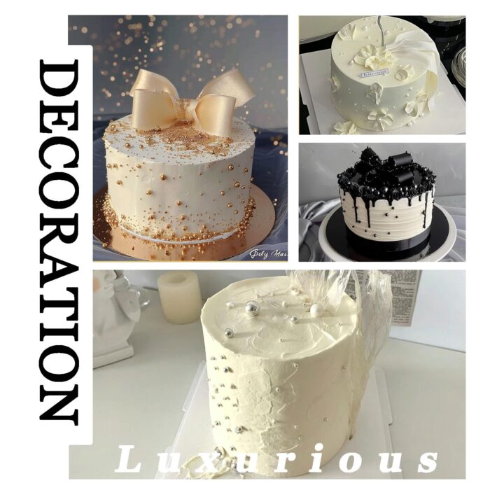 Metallic Pearl Sprinkles Gold Silver White Black 7.8oz