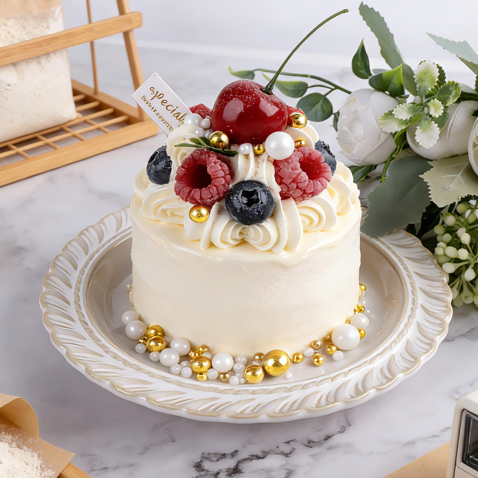 Gold White Black Silver Edible Pearl Sprinkles 11.3oz
