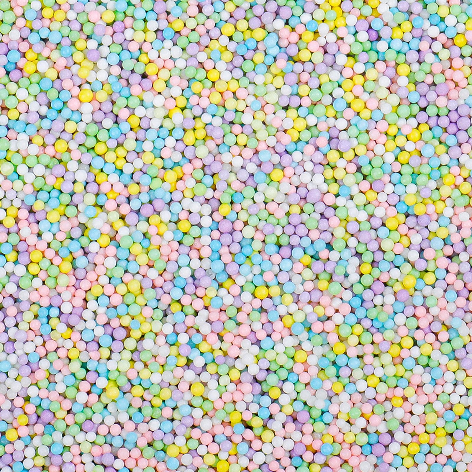 Pastel Edible 2mm Nonpareils Sprinkles 4.6oz