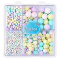 Pastel Pearl Sprinkles Set 2mm 4mm 7mm 10mm 4.6oz