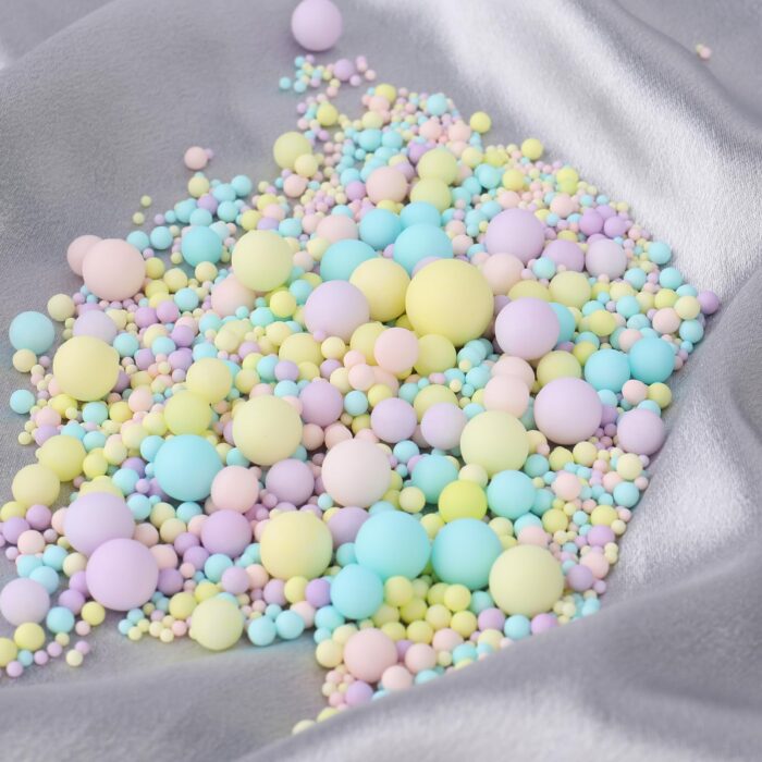 Pastel Pearl Sprinkles Set 2mm 4mm 7mm 10mm 4.6oz