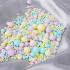 Pastel Pearl Sprinkles Set 2mm 4mm 7mm 10mm 4.6oz