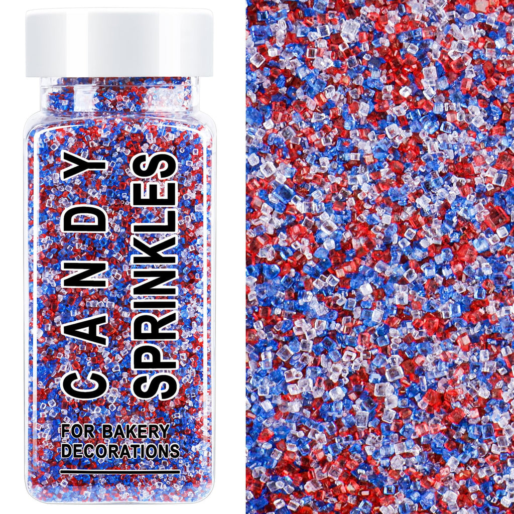 Patriotic Sanding Sugar Crystals 4.6oz