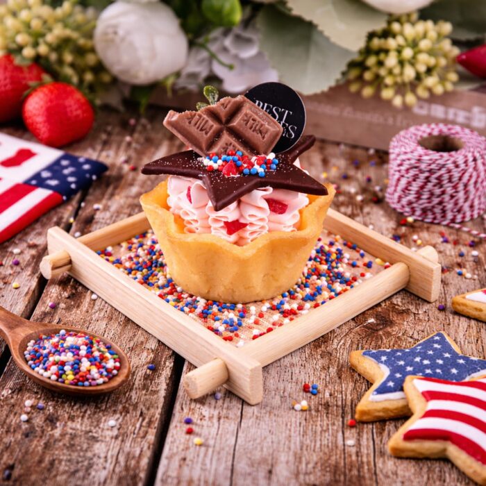 Patriotic Red White Blue Nonpareils Sprinkles 4.6oz