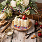 Patriotic Red White Blue Nonpareils Sprinkles 4.6oz