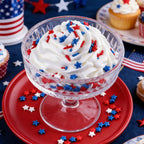Patriotic Red White Blue Sprinkles Mix 6.53oz