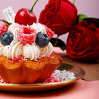 Pink Red White Edible 2mm Sprinkles 4.6oz