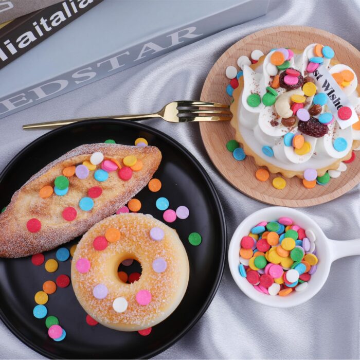 【3-pack】Cake Sprinkles Set – 4 Styles Mix (Pastel, Rainbow Mix, Rainbow Jimmies, Confetti) | Choose Any 3[5.3 oz*3]