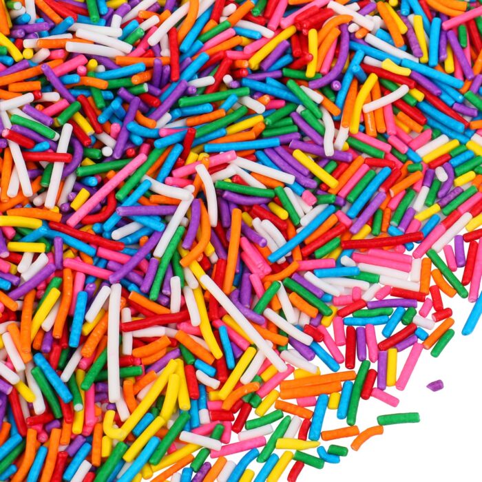 Rainbow Jimmies 8 Color Sprinkles 4.6oz