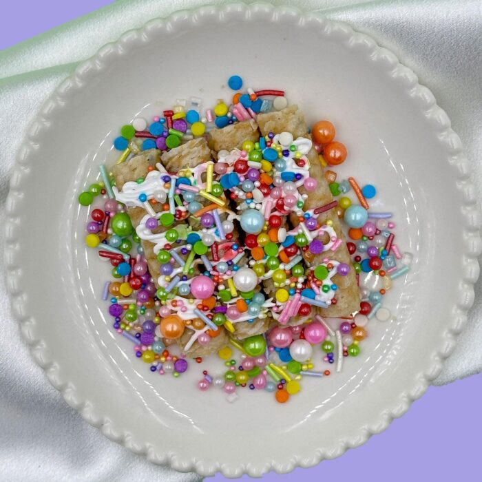 Rainbow Jimmies Pearl Confetti Sprinkles 4.6oz