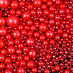 【3-pack】Sugar Pearls Red Blue White Gold 4.6oz*3