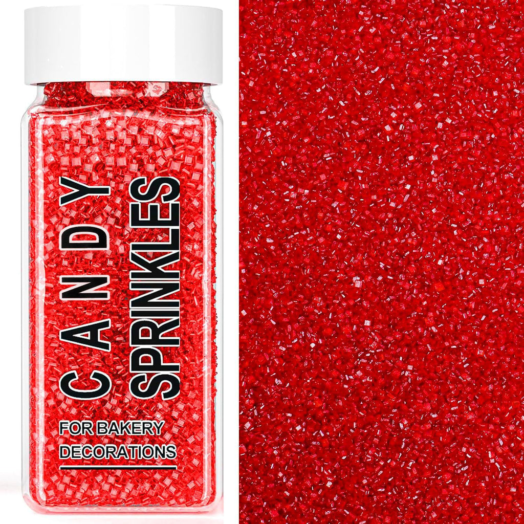 【3-pack】Metallic Sanding Sugar Red Blue White Gold 4.6oz*3