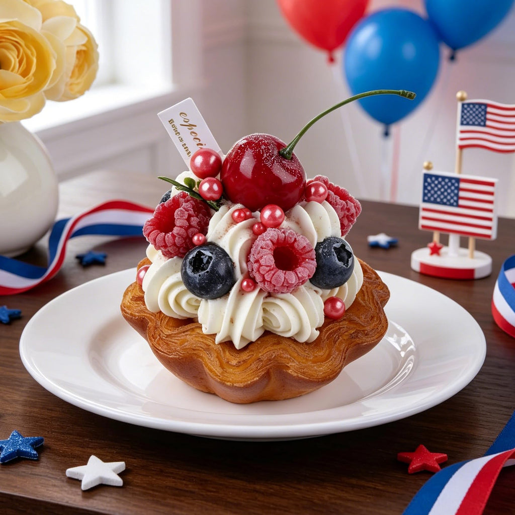 Red White Blue Pearl Sprinkles Patriotic 4th of July 6.53oz