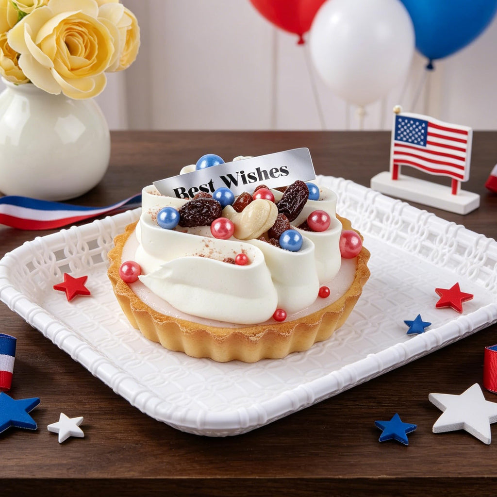 Red White Blue Pearl Sprinkles Patriotic 4th of July 6.53oz