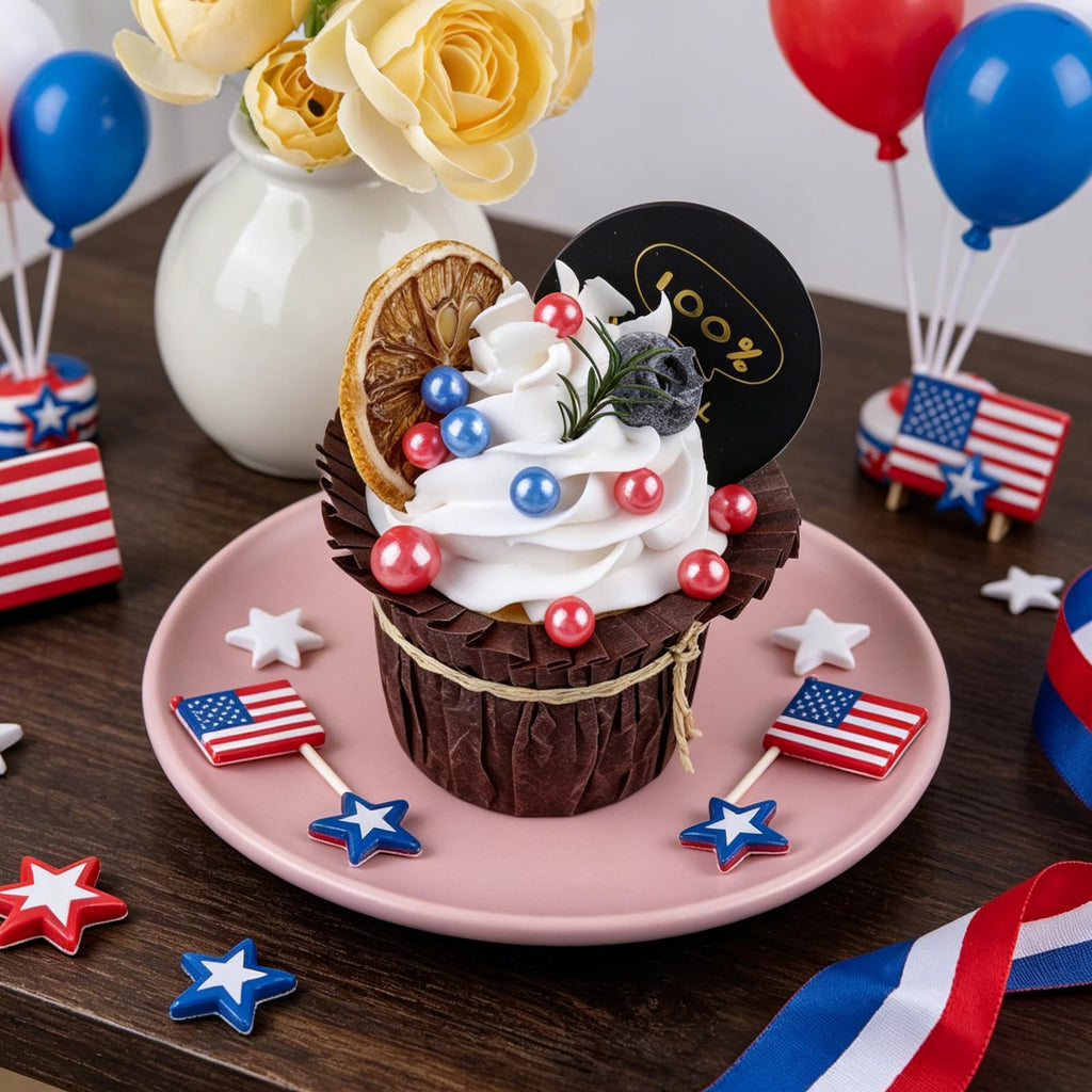 Red White Blue Pearl Sprinkles Patriotic 4th of July 6.53oz