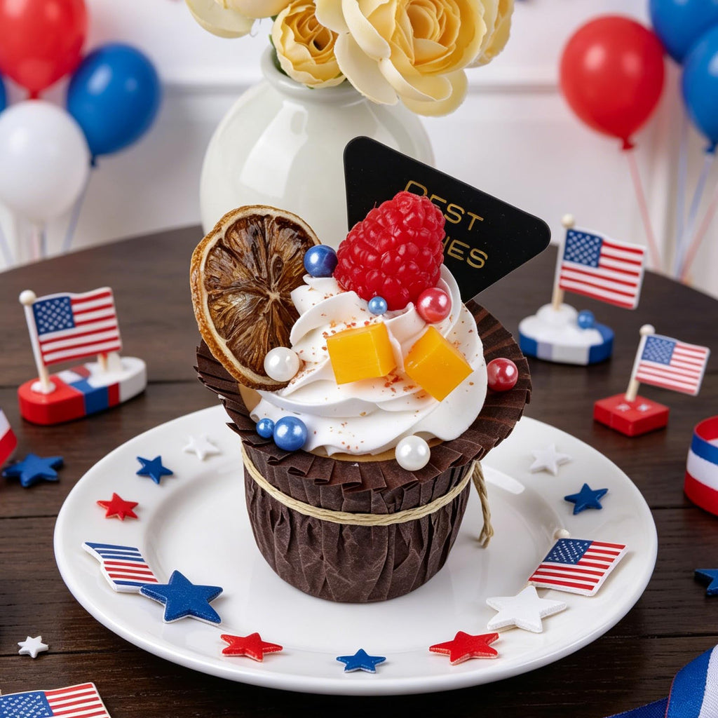 Red White Blue Pearl Sprinkles Patriotic 4th of July 6.53oz