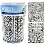 Multi Size White Pearl Sprinkles 7.8oz