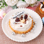【5-piece set】Silver Edible Sugar Pearls Metallic 4.6oz*5