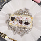 【5-piece set】Silver Pearl Sprinkles Edible Sugar Pearls 4.6oz*5