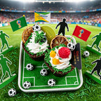 【3-Pack】World Cup Soccer Sprinkles Mix – 4 Themes 3.5oz*3