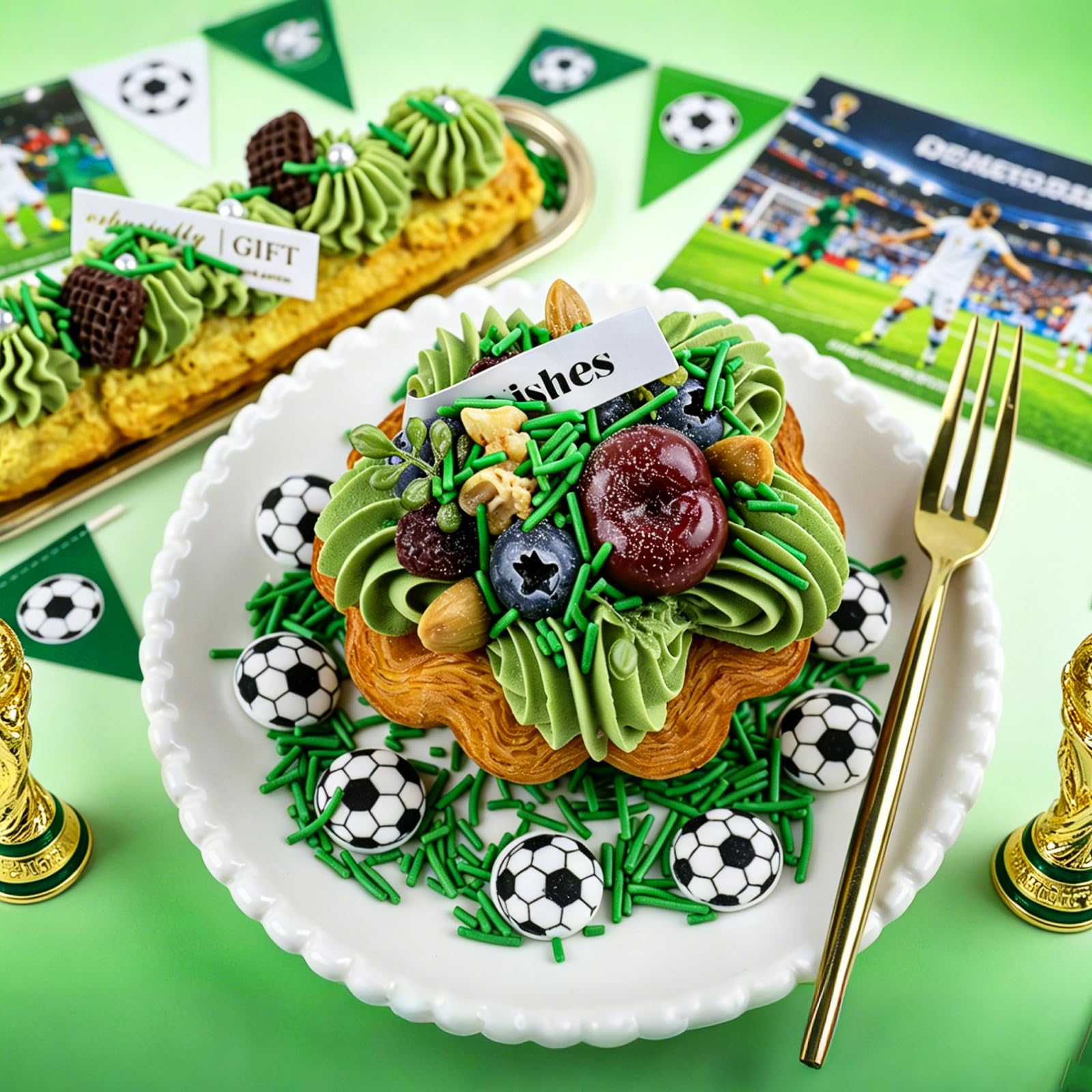 【3-Pack】World Cup Soccer Sprinkles Mix – 4 Themes 3.5oz*3