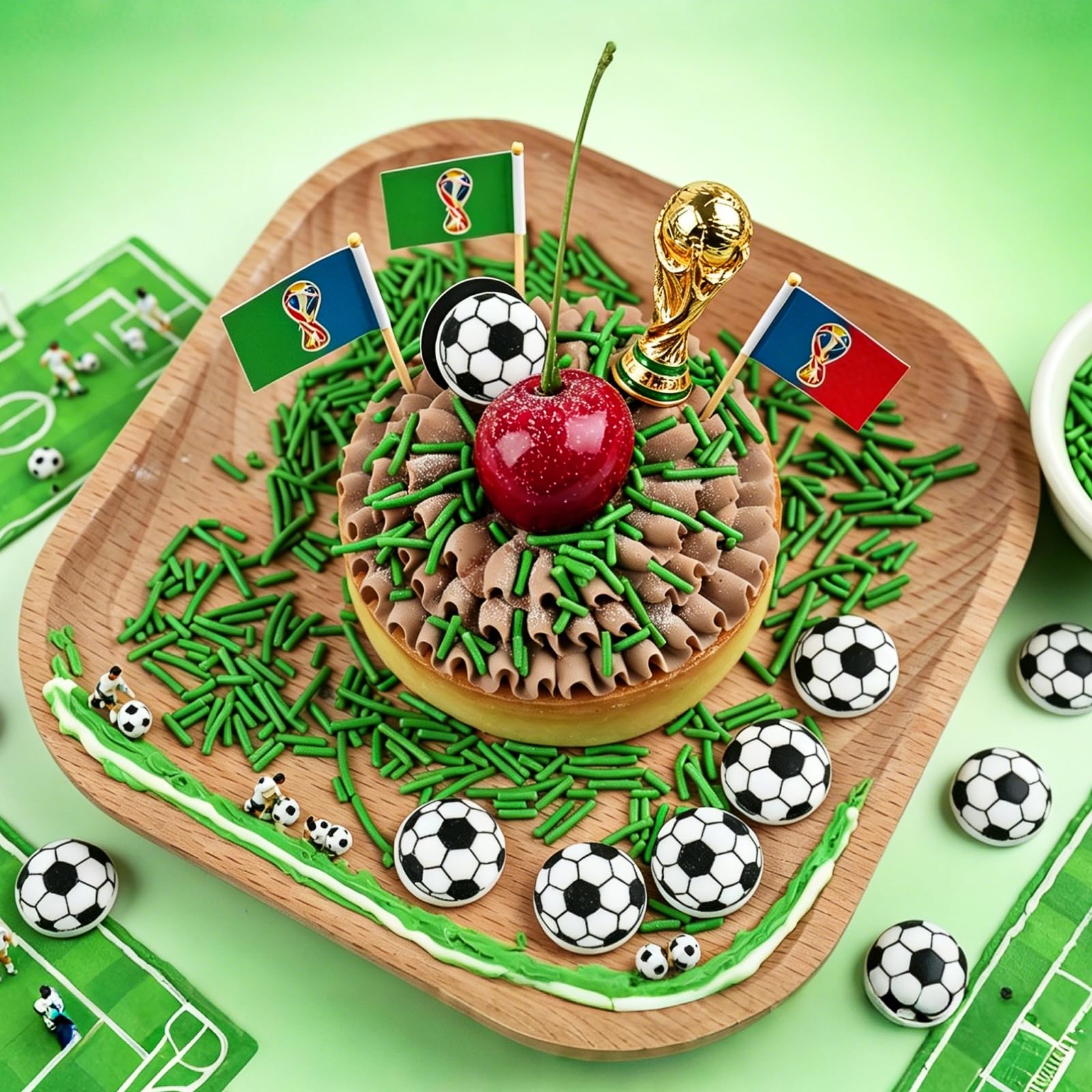 【3-Pack】World Cup Soccer Sprinkles Mix – 4 Themes 3.5oz*3
