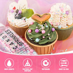 【3-pack】Cake Sprinkles Set – 4 Styles Mix (Pastel, Rainbow Mix, Rainbow Jimmies, Confetti) | Choose Any 3[5.3 oz*3]