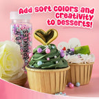 【3-pack】Cake Sprinkles Set – 4 Styles Mix (Pastel, Rainbow Mix, Rainbow Jimmies, Confetti) | Choose Any 3[5.3 oz*3]