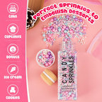 Pink Purple Blue White Pearl Confetti Jimmies Mix 5.3oz