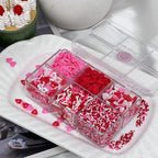 Valentine’s Red Pink Heart Sprinkles 6.53oz