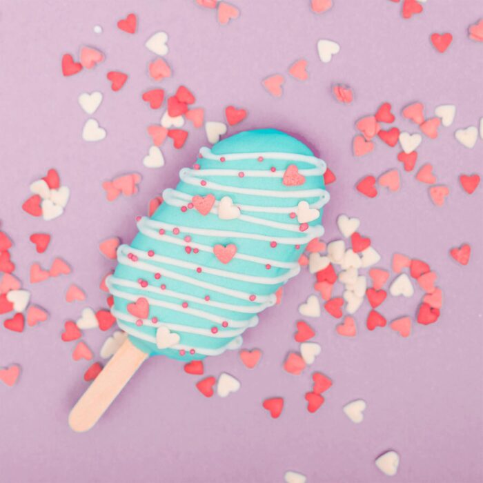 Valentine’s Hearts Jimmies Pearl Sprinkles Mix 4.6oz