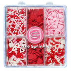 Valentine’s Hearts Jimmies Pearl Sprinkles Mix 4.6oz
